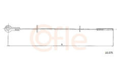 Lanko plynu COFLE 92.10.075