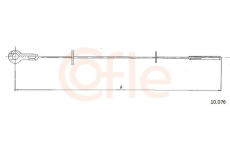 Lanko plynu COFLE 92.10.076