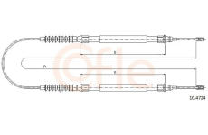 Tažné lanko, parkovací brzda COFLE 92.10.4724