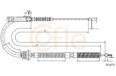 Tazne lanko, parkovaci brzda COFLE 92.10.8172