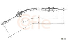 Lanko plynu COFLE 92.11.160
