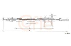 Lanko plynu COFLE 92.11.974