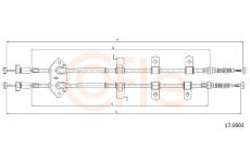Tažné lanko, parkovací brzda COFLE 92.17.0603