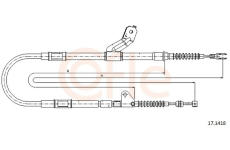 Tažné lanko, parkovací brzda COFLE 92.17.1418
