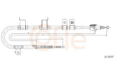Tažné lanko, parkovací brzda COFLE 92.17.2577