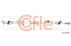 Tazne lanko, rucni prevodovka COFLE 92.2CB.FO010