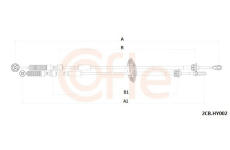 Lanko ručnej prevodovky COFLE 92.2CB.HY002