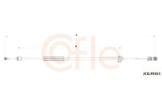 Lanko ručnej prevodovky COFLE 92.2CB.PE013