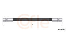 Brzdová hadice COFLE 92.BH.BW010