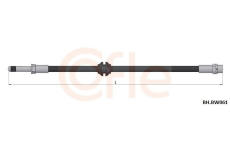 Brzdová hadice COFLE 92.BH.BW061