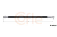 Brzdová hadice COFLE 92.BH.MA018