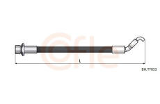 Brzdová hadice COFLE 92.BH.TY033