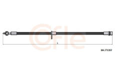 Brzdová hadice COFLE 92.BH.TY207
