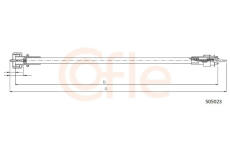 Hřídel tachometru COFLE 92.S05023