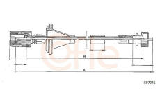 Hřídel tachometru COFLE 92.S07041
