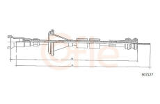 Hřídel tachometru COFLE 92.S07127