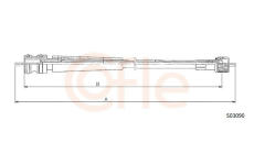 Hriadeľ tachometra COFLE S03090