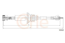 Hřídel tachometru COFLE 92.S05020