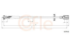 Hriadeľ tachometra COFLE S07016