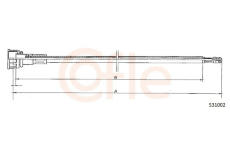 Hriadeľ tachometra COFLE S31002