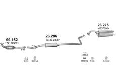 Výfukový systém POLMO POLMO00709