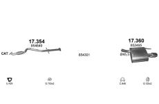 Výfukový systém POLMO POLMO40023
