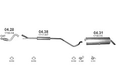 Výfukový systém POLMO POLMO01982