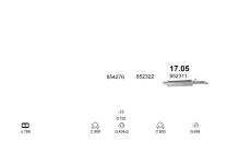 Výfukový systém POLMO POLMO06123