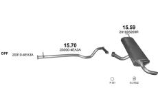 Výfukový systém POLMO POLMO40018