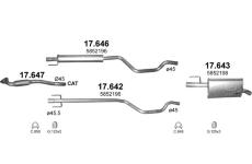 Výfukový systém POLMO POLMO09676