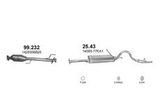 Výfukový systém POLMO POLMO40093