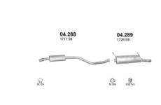 Výfukový systém POLMO POLMO00434