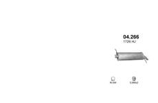 Výfukový systém POLMO POLMO30243