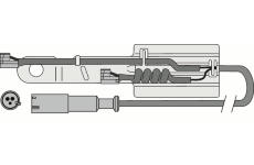Výstražný kontakt, opotřebení obložení JURATEK JCW150