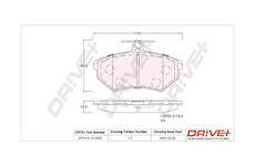 Sada brzdových destiček, kotoučová brzda Dr!ve+ DP1010.10.0963