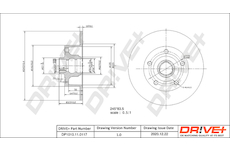 Brzdový kotouč Dr!ve+ DP1010.11.0117