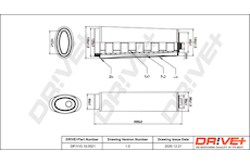 Vzduchový filtr Dr!ve+ DP1110.10.0021