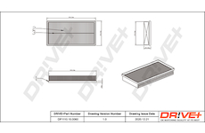 Vzduchový filtr Dr!ve+ DP1110.10.0060