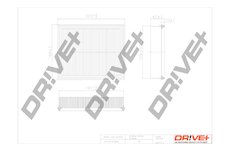 Vzduchový filtr Dr!ve+ DP1110.10.0064