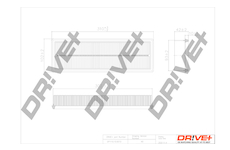 Vzduchový filtr Dr!ve+ DP1110.10.0073