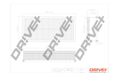 Vzduchový filtr Dr!ve+ DP1110.10.0096