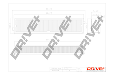 Vzduchový filtr Dr!ve+ DP1110.10.0134