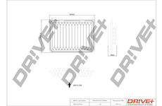 Vzduchový filtr Dr!ve+ DP1110.10.0141