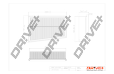 Vzduchový filtr Dr!ve+ DP1110.10.0163