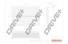 Vzduchový filtr Dr!ve+ DP1110.10.0188