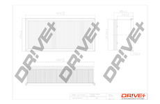 Vzduchový filtr Dr!ve+ DP1110.10.0197