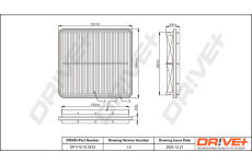 Vzduchový filtr Dr!ve+ DP1110.10.0233