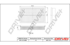 Vzduchový filtr Dr!ve+ DP1110.10.0306