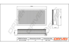 Vzduchový filtr Dr!ve+ DP1110.10.0326