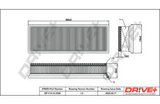 Vzduchový filtr Dr!ve+ DP1110.10.0328